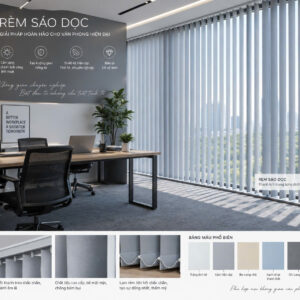 Màn Sáo Dọc Văn Phòng MSD-02 11 màn sáo dọc văn phòng