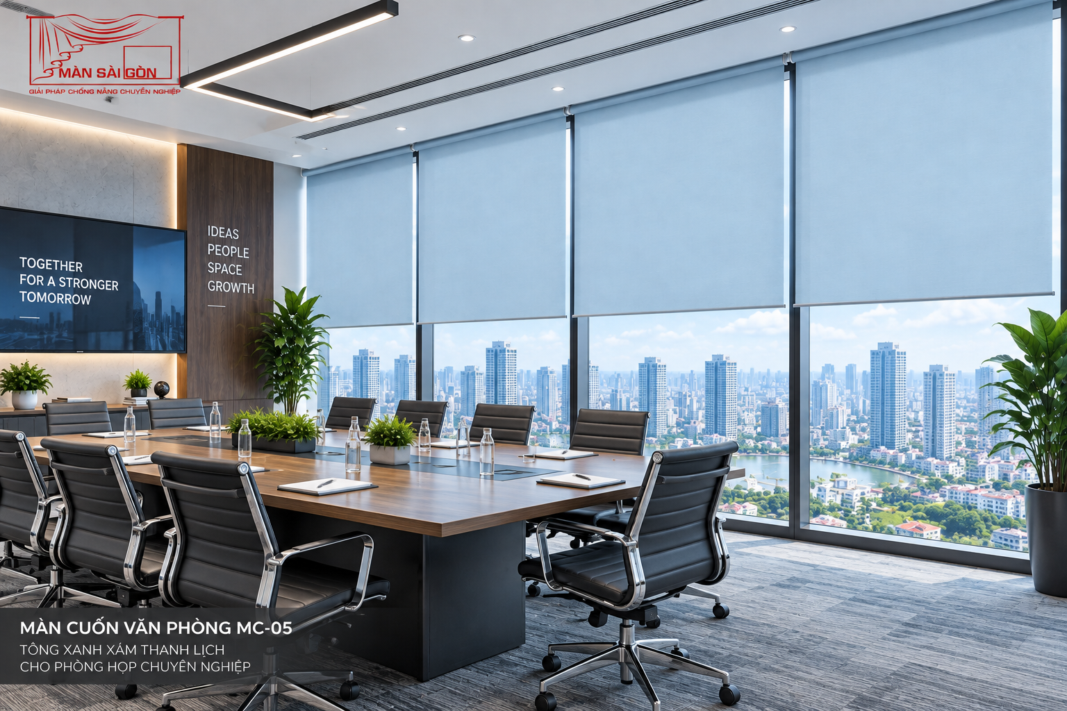 Màn Cuốn Văn Phòng MC-05 3 màn cuốn văn phòng MC-05