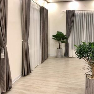 Tư vấn lựa chọn rèm cửa nhà phố sang trọng 14 Màn vải phòng khách