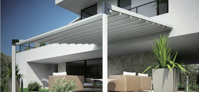 mái che Pergola PVC