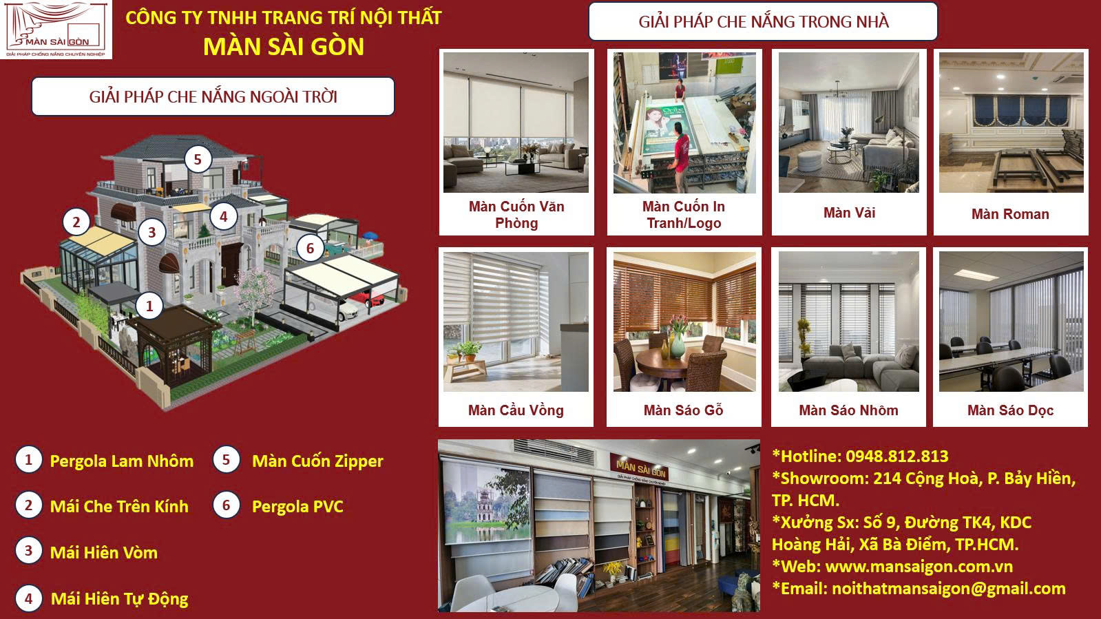 Sản phẩm Màn Sài Gòn