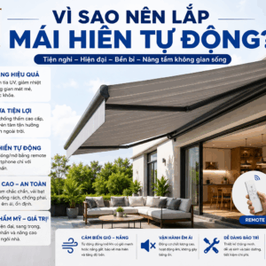 mái hiên tự động